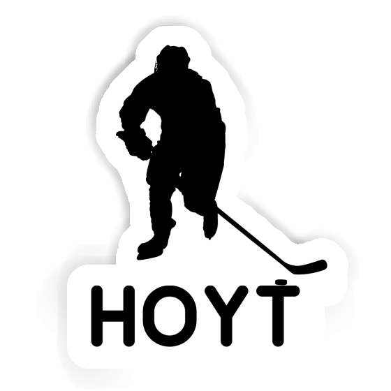 Hoyt Autocollant Joueur de hockey Laptop Image