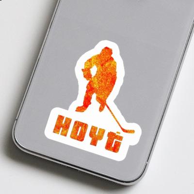 Autocollant Hoyt Joueur de hockey Laptop Image