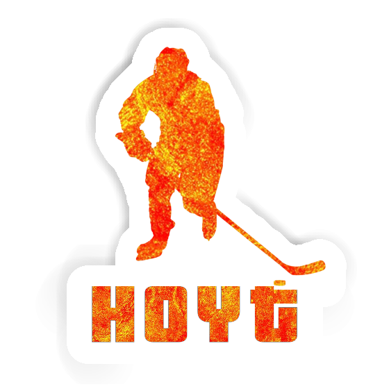 Hoyt Sticker Eishockeyspieler Notebook Image