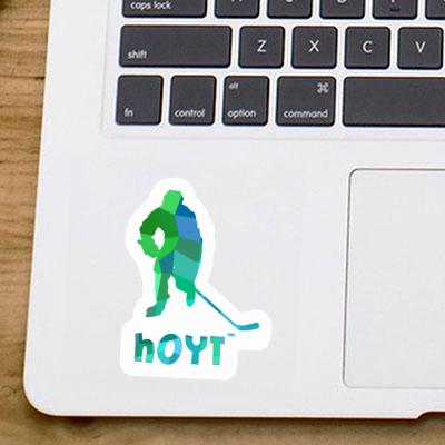 Eishockeyspieler Aufkleber Hoyt Laptop Image