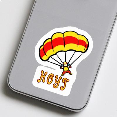 Hoyt Autocollant Parachute Notebook Image