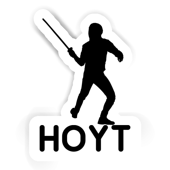 Sticker Fencer Hoyt Notebook Image