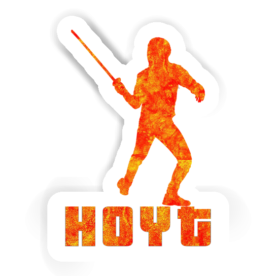Sticker Hoyt Fencer Notebook Image