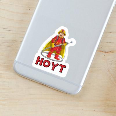 Firefighter Sticker Hoyt Laptop Image