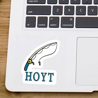 Hoyt Sticker Fishing Rod Laptop Image