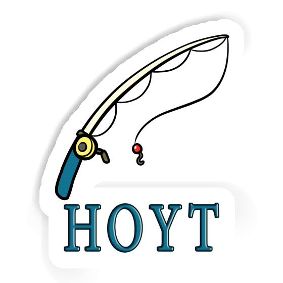 Hoyt Sticker Fishing Rod Laptop Image
