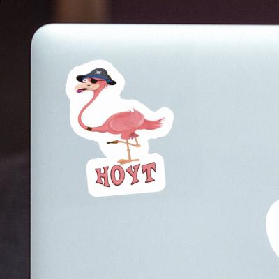 Sticker Hoyt Flamingo Notebook Image