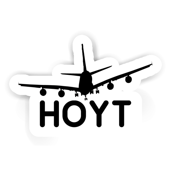 Autocollant Hoyt Avion Notebook Image