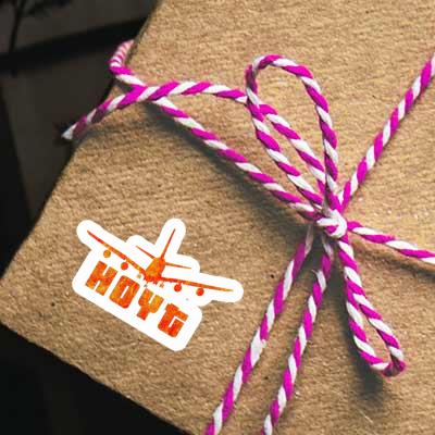 Hoyt Sticker Airplane Image