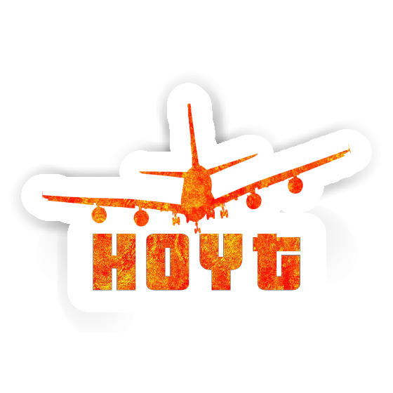 Autocollant Hoyt Avion Notebook Image