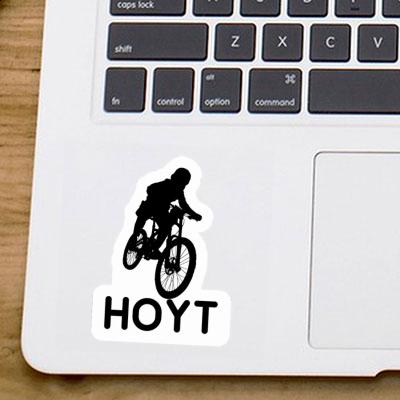Hoyt Sticker Freeride Biker Laptop Image