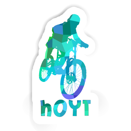 Sticker Hoyt Freeride Biker Notebook Image