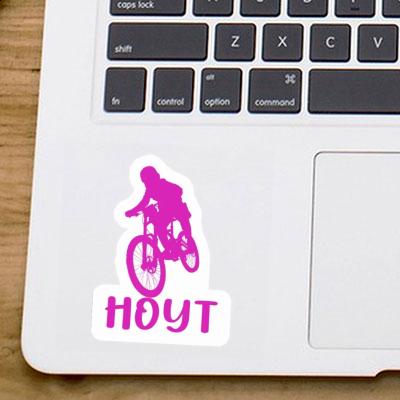 Hoyt Sticker Freeride Biker Laptop Image
