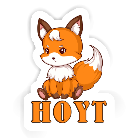 Hoyt Sticker Fox Notebook Image