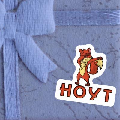 Dabbing Fox Sticker Hoyt Image