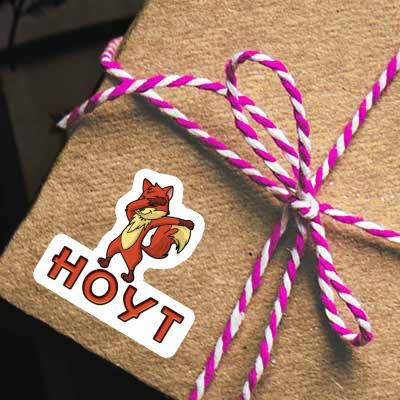 Dabbing Fox Sticker Hoyt Notebook Image