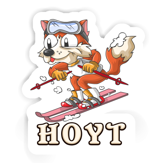 Hoyt Sticker Skier Laptop Image