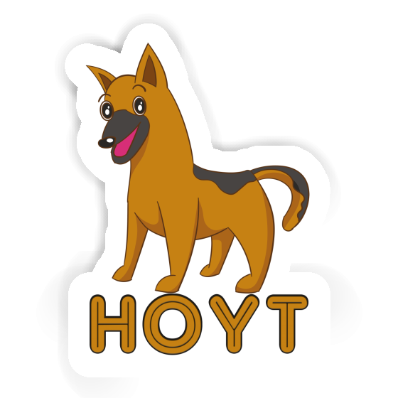 Sticker Hoyt German Shepherd Laptop Image