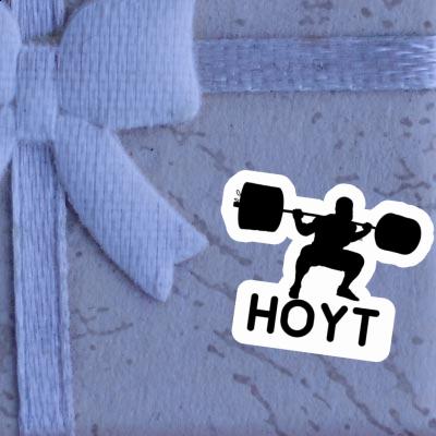 Sticker Gewichtheber Hoyt Image