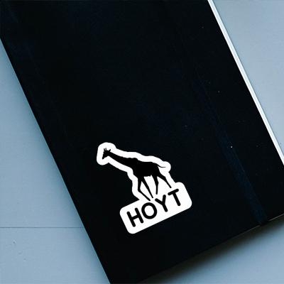 Giraffe Sticker Hoyt Laptop Image