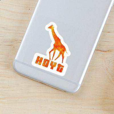 Hoyt Autocollant Girafe Notebook Image