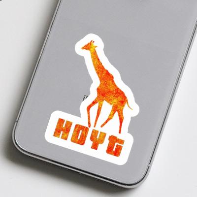 Autocollant Hoyt Girafe Laptop Image