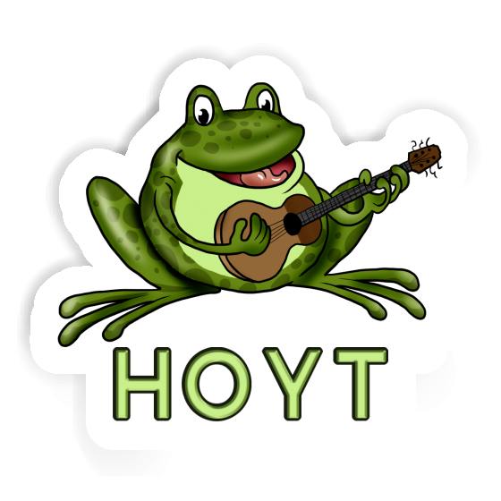 Guitar Frog Sticker Hoyt Laptop Image