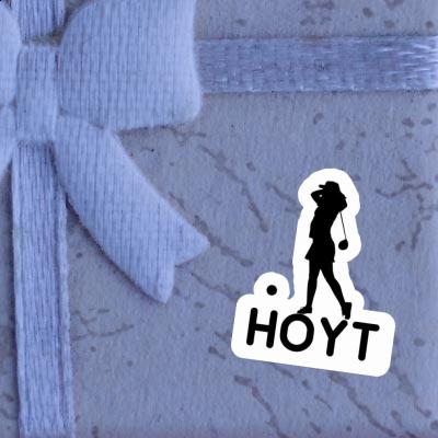 Sticker Golferin Hoyt Image