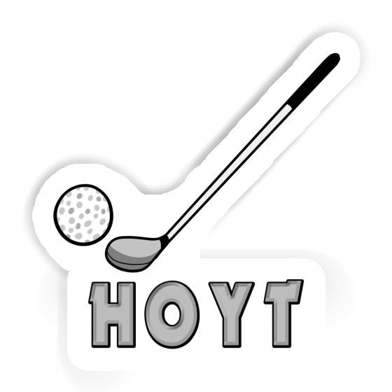 Golfschläger Aufkleber Hoyt Gift package Image