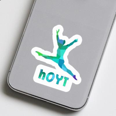 Hoyt Sticker Gymnast Notebook Image