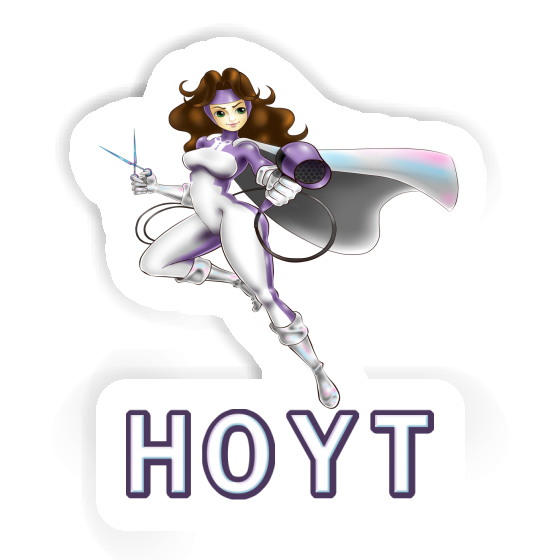 Sticker Hoyt Hairdresser Notebook Image