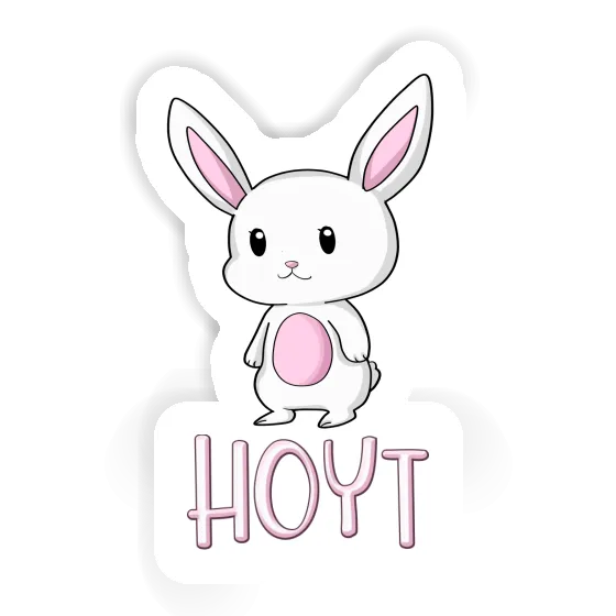 Hoyt Aufkleber Kaninchen Notebook Image