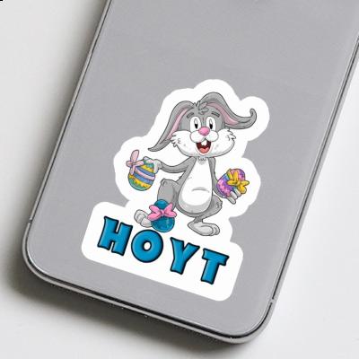 Lapin de Pâques Autocollant Hoyt Laptop Image