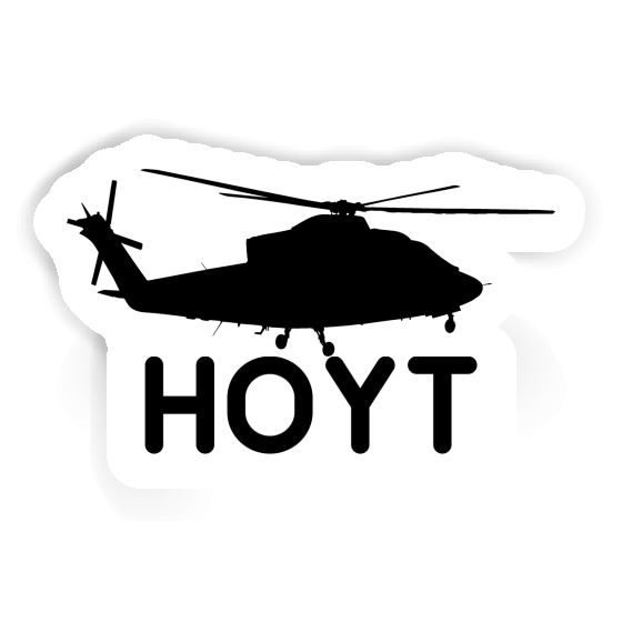 Hoyt Autocollant Hélico Notebook Image