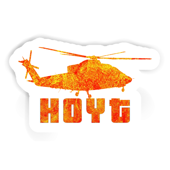 Helicopter Sticker Hoyt Image