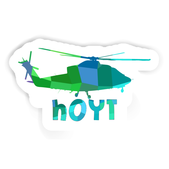 Helicopter Sticker Hoyt Notebook Image