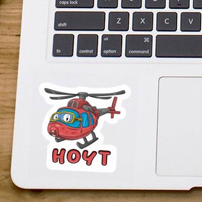 Hoyt Sticker Helicopter Notebook Image