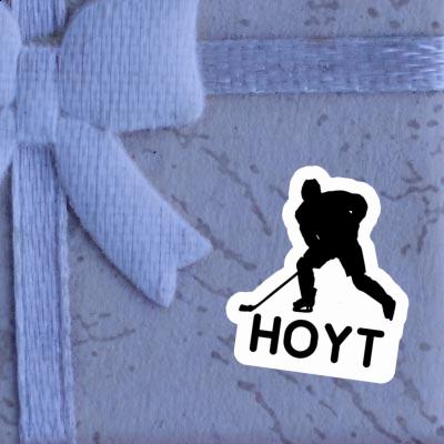 Hockey Player Sticker Hoyt Image