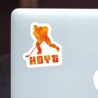 Sticker Hockey Player Hoyt Image
