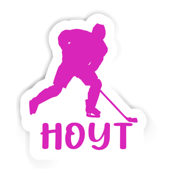 Hoyt Autocollant Joueuse de hockey Notebook Image