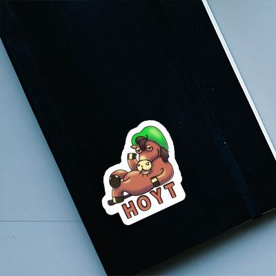 Hoyt Sticker Lying horse Laptop Image