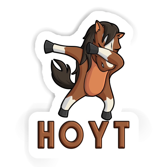 Dabbing Horse Sticker Hoyt Notebook Image