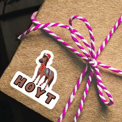 Cheval de Noël Autocollant Hoyt Gift package Image