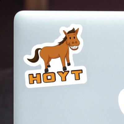Sticker Hoyt Grinsepferd Notebook Image