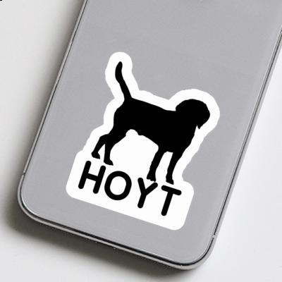 Hoyt Autocollant Chien Notebook Image