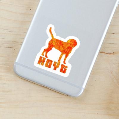 Dog Sticker Hoyt Notebook Image