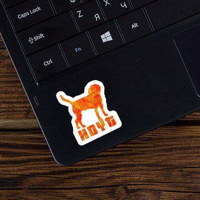 Dog Sticker Hoyt Notebook Image