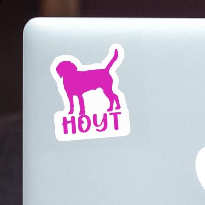 Dog Sticker Hoyt Notebook Image