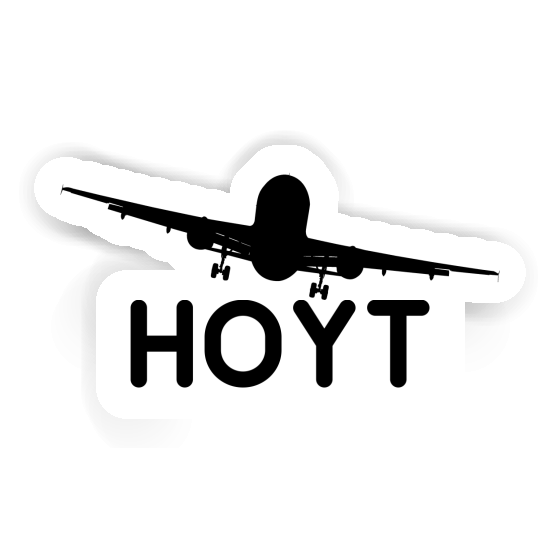Sticker Airplane Hoyt Notebook Image