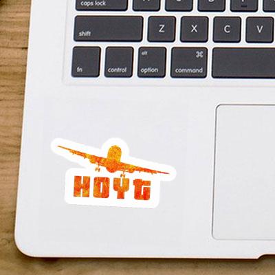 Autocollant Hoyt Avion Laptop Image